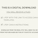 All About Me Editable Canva Template, First Day of School, Get to Know ...