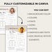 All About Me Editable Canva Template, First Day of School, Get to Know ...
