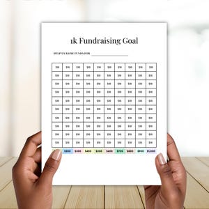 Fundraising Goal Tracker Editable Canva Template, Donation Goal Tracker ...