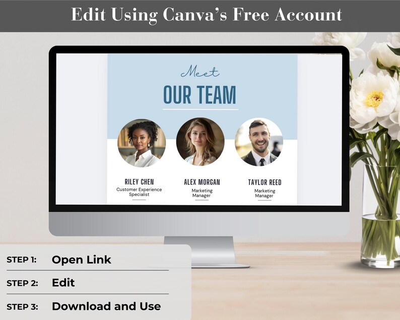 Meet the Team Flyer Template, Modern Team Introduction, Meet Our Team ...