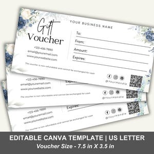 Gift Certificate Editable Canva Template, Beauty Business, Small Business Supplies, Estheticians Salon, Lash, Hair, Nails Tech Gift Voucher