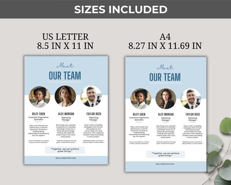 Meet the Team Flyer Template, Modern Team Introduction, Meet Our Team ...