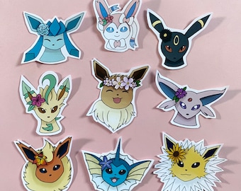 Bloemen Eeveelution-stickers