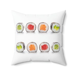 Sushi  Square Pillow