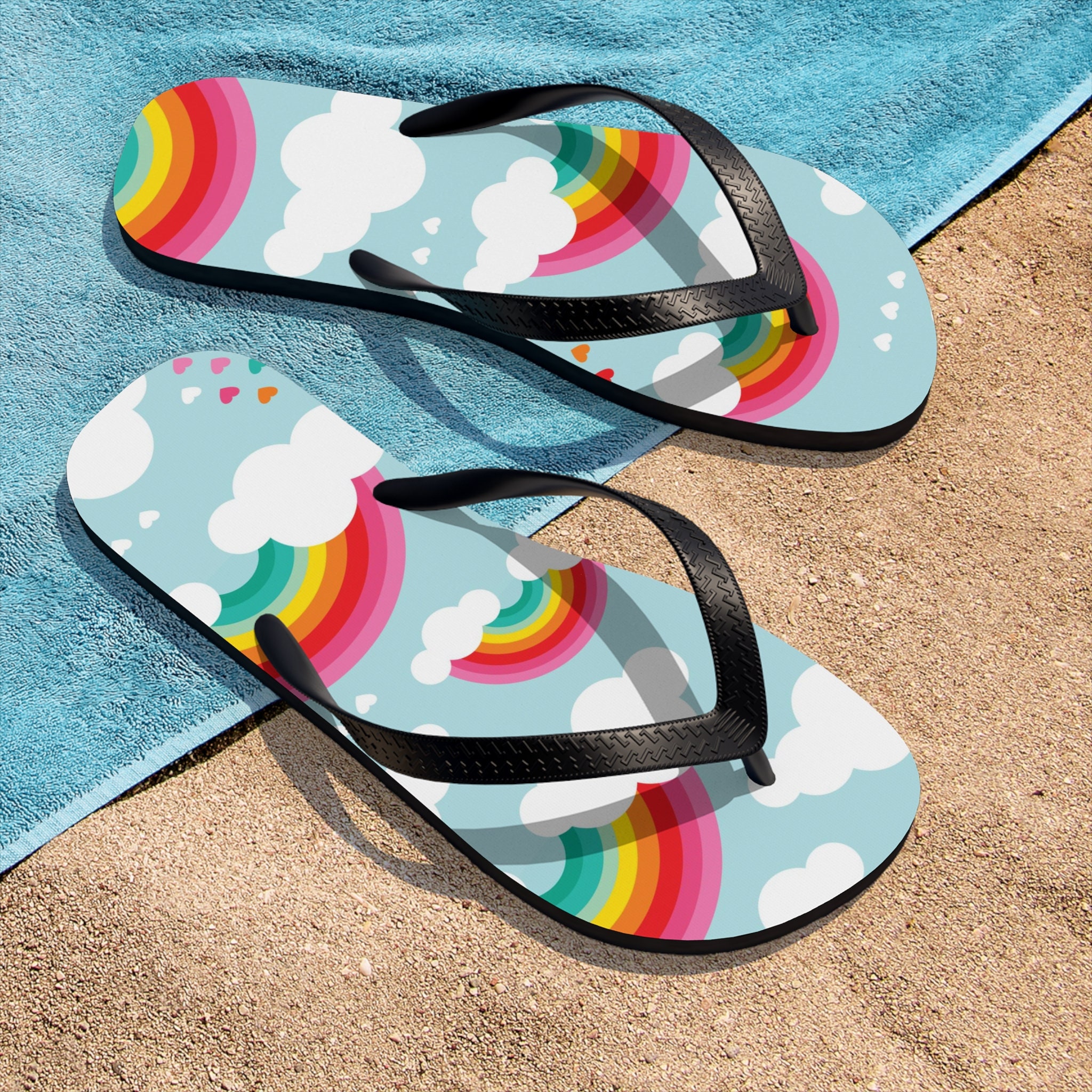 Rainbow Unisex Flip-flops 