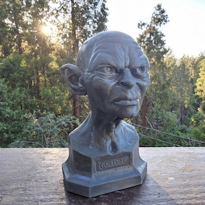 Gollum Bust (Solid Resin Print)