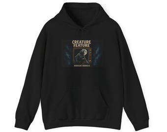 Creature Feature Wolf Man Hoodie | Horror Movie Retro Design
