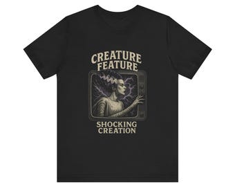 Bride of Frankenstein T-Shirt | Retro Horror Creature Feature Tee