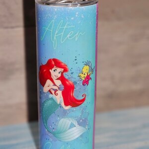 La sirenita antes y después del café vaso de 20 oz imagen 1