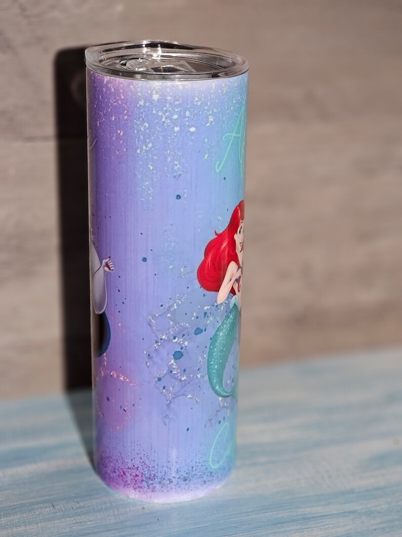 La sirenita antes y después del café vaso de 20 oz imagen 2