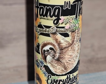 Aguanta ahí perezoso vaso de 20 oz