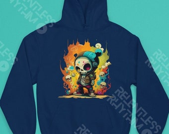 Graffiti Skull Boy Hoodie
