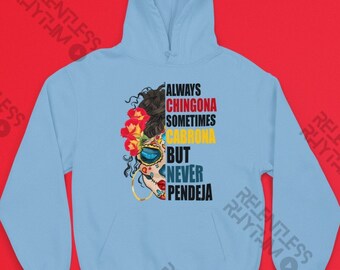 Chingona Sugar Skull Hoodie