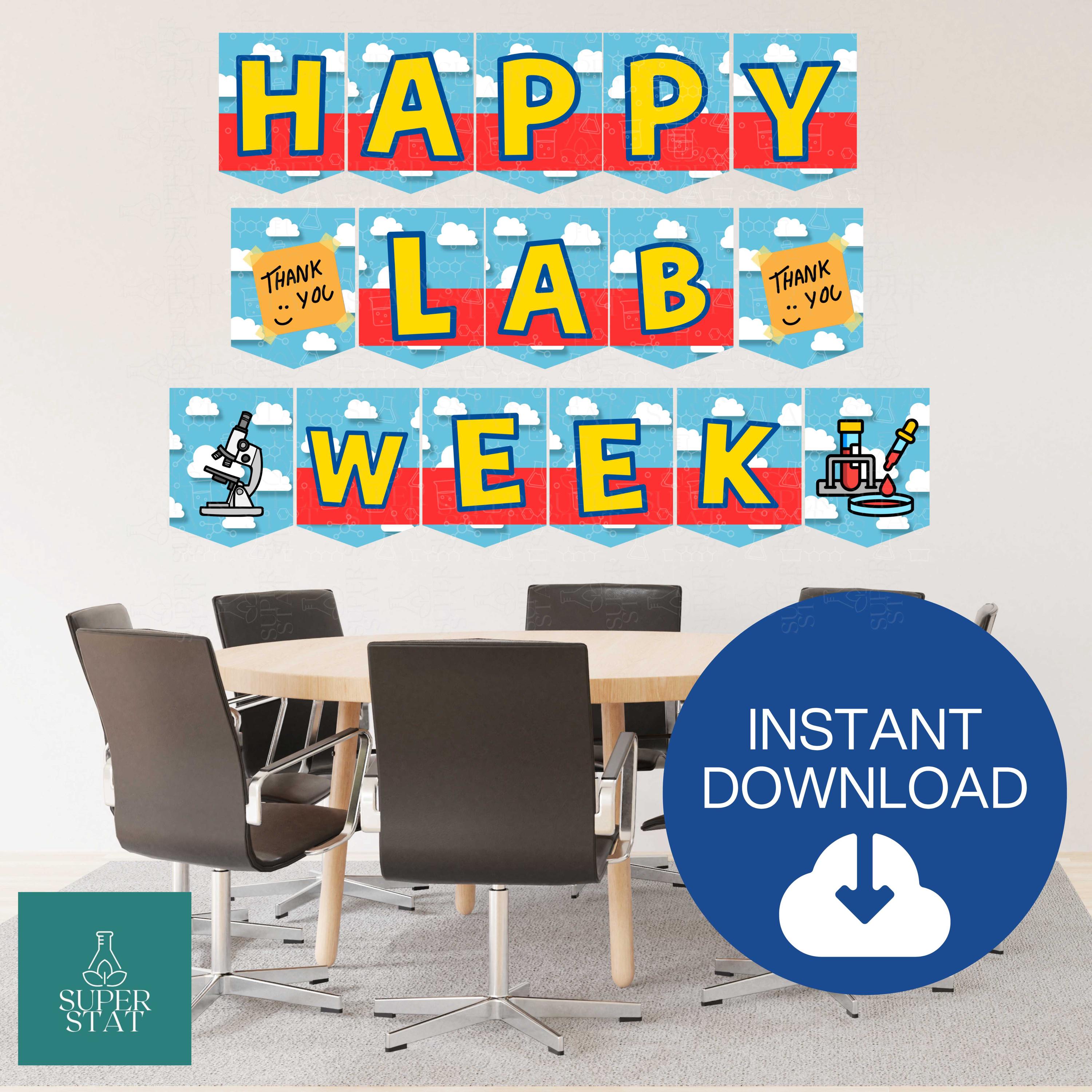 Laboratory Week 2026 Lab Story Banner Printable Happy Lab Week ...