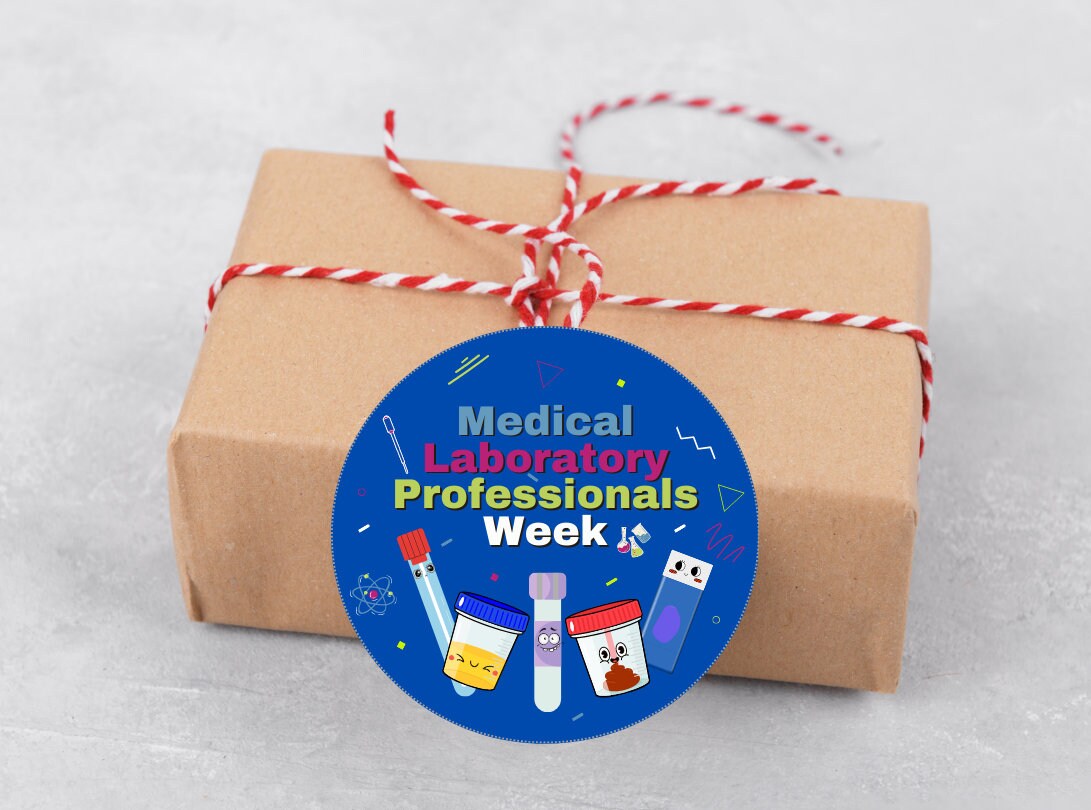 Lab Week 2023 Saved by the Lab Printable Lab Week Gift Tag Etsy