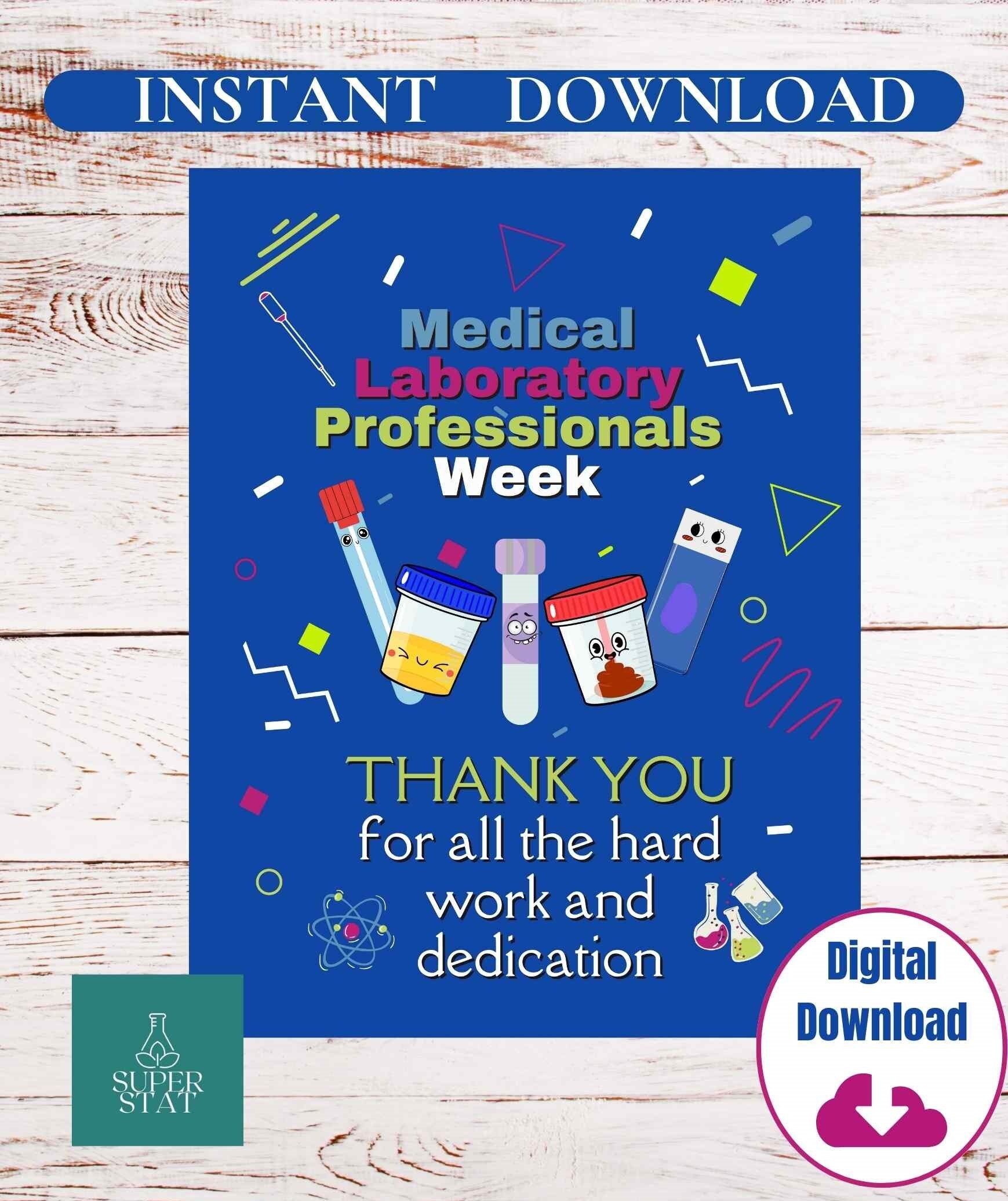 Lab Week 2025 Printable Flyer Medical Laboratory Appreciation Week