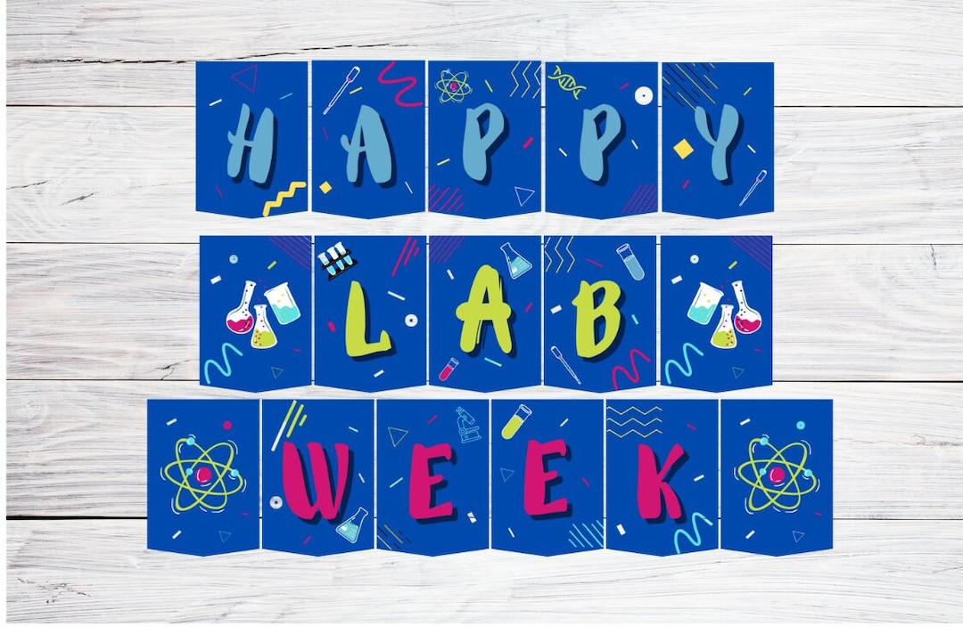 Digital Lab Week 2025 Banner Printable Laboratory Appreciation Week