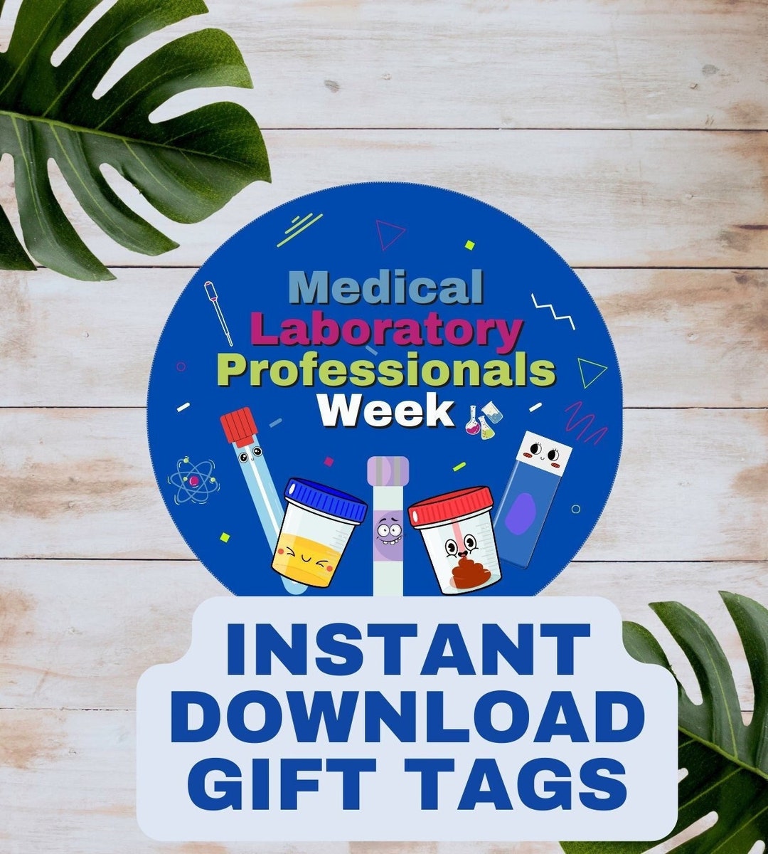Lab Week 2024 Printable Gift Tag Laboratory Appreciation Week Etsy
