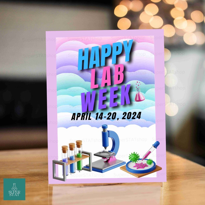 Printable 2024 Lab Week Flyer, Lab is Everything, Laboratory Week Idea