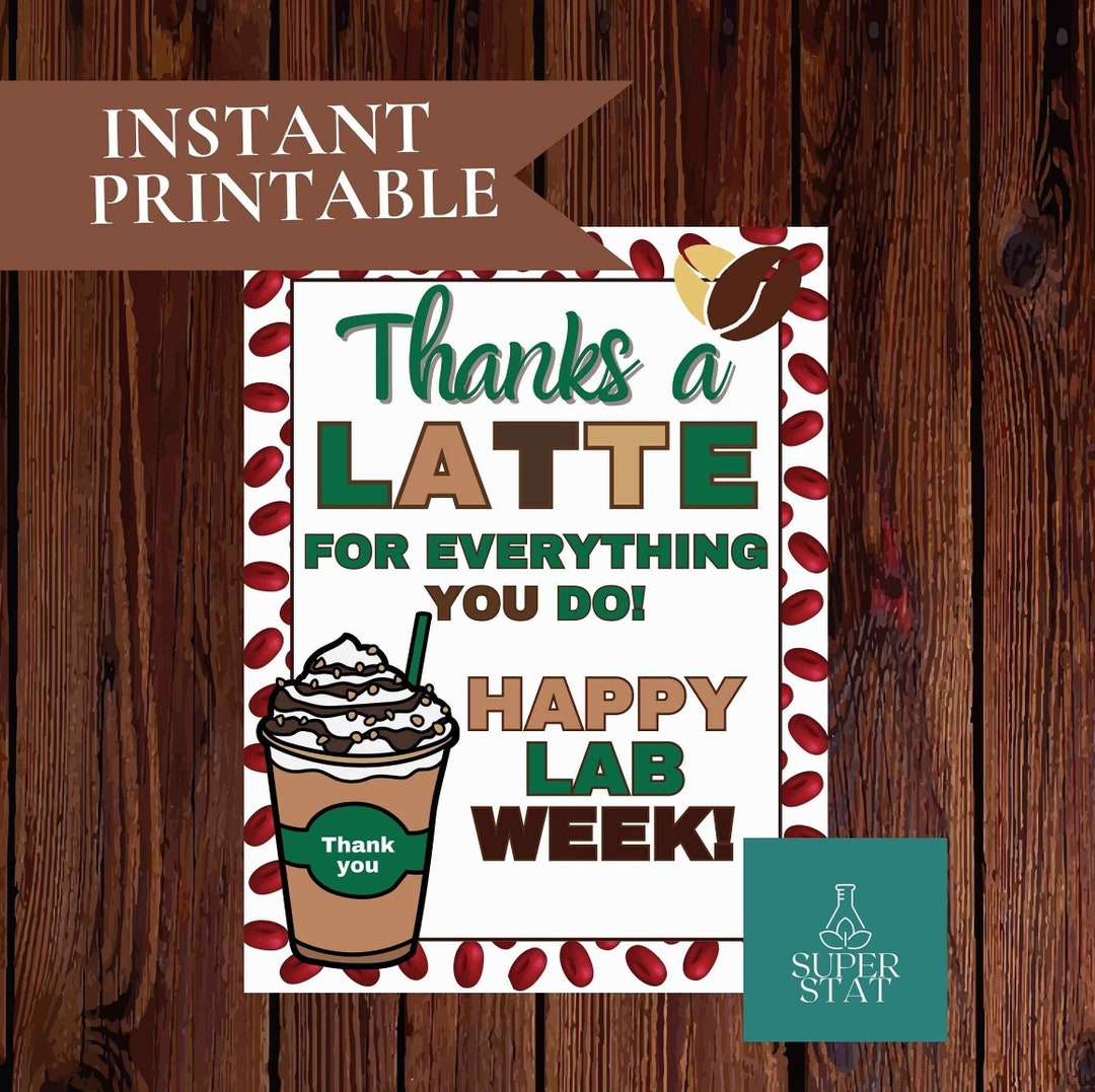 Lab Week 2023 Printable Sign Appreciation Medical Laboratory Etsy