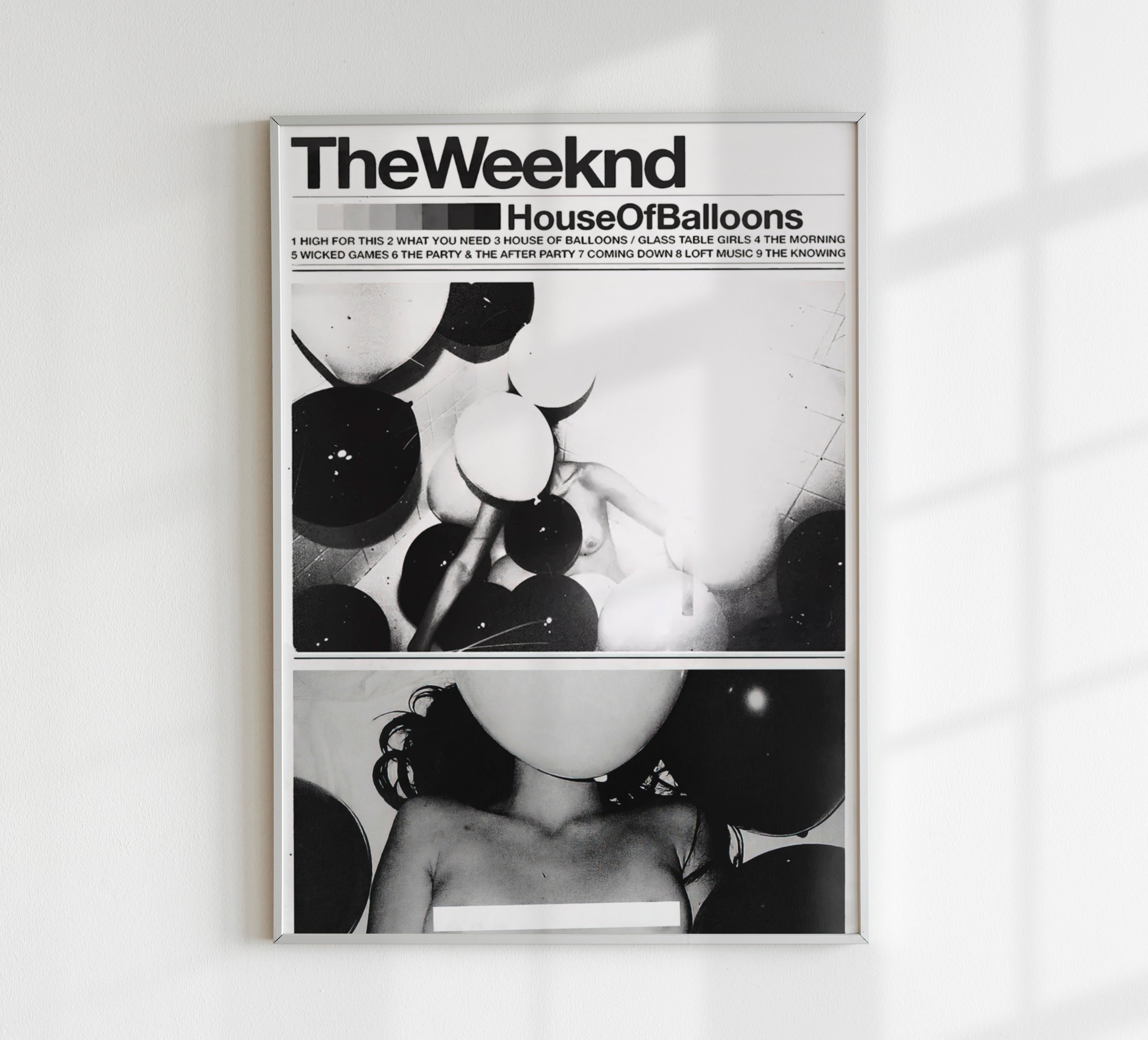 Alone Again The Weeknd Album Art Book Canvas Print Vintage Graphic Music  Gifts Fan Poster