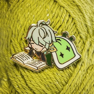 Cozy Alhaitham Enamel Pin