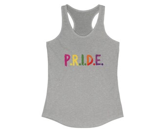 Camiseta sin mangas con espalda nadadora del Orgullo: Ropa para el Mes del Orgullo LGBTQ+