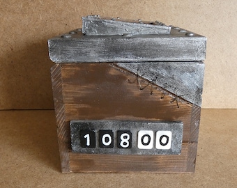 LOST tv show hatch inspired wooded box | Dharma