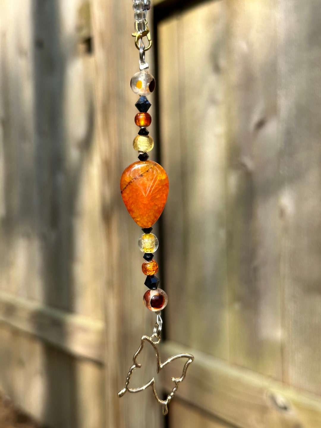 Butterfly Car Charms, Rear View Mirror Charms, Car Accessory, Car