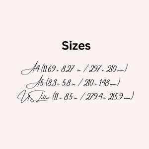 May include: A handwritten chart showing the standard paper sizes A4, A5, and US Letter in inches and millimetres. A4 is 11.69 x 8.27 inches or 297 x 210 millimetres. A5 is 8.3 x 5.8 inches or 210 x 148 millimetres. US Letter is 11 x 8.5 inches or 279.4 x 215.9 millimetres.