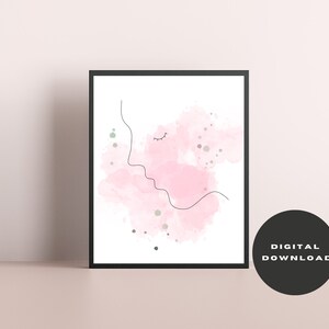 Printable Woman Line Art, Minimalistic Wall Art, Women Face Print, Line Art, Face Art, Bedroom Print, Female Line Drawing, Digital Download
