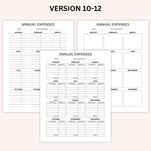 Printable Expense Tracker, Spending Tracker, Money Tracker, Small Business Template, Bookkeeping, Financial Planner, A4, A5, US Letter Size image 8