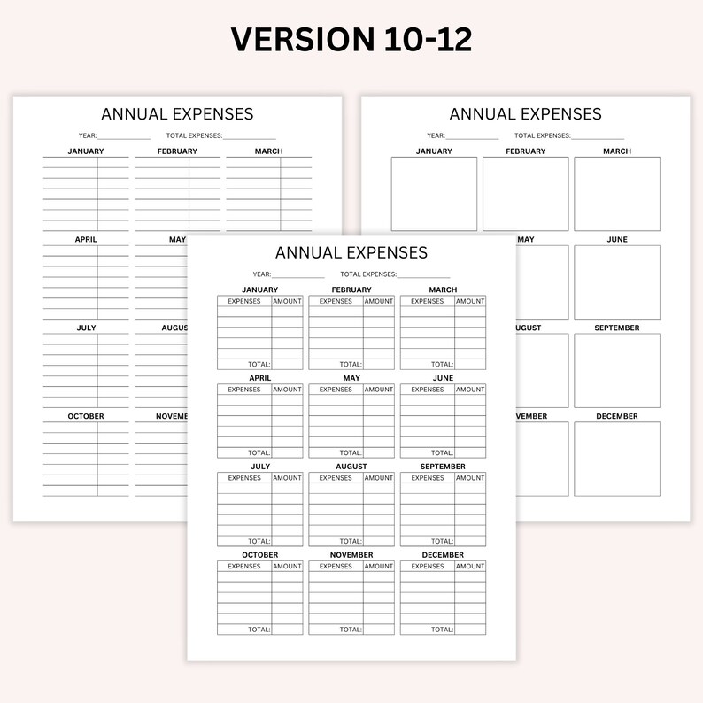 Printable Expense Tracker, Spending Tracker, Money Tracker, Small Business Template, Bookkeeping, Financial Planner, A4, A5, US Letter Size image 8