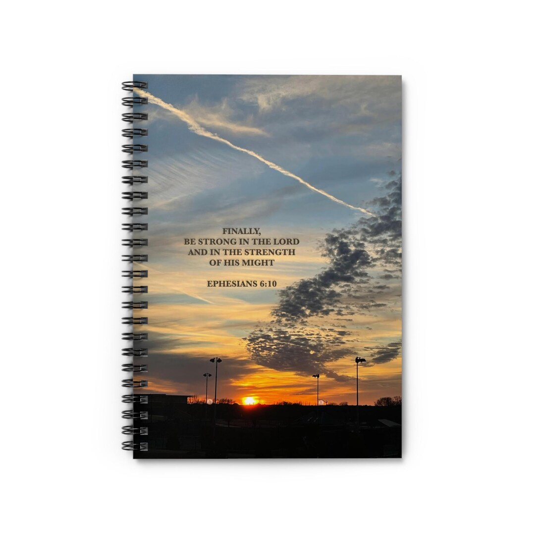 Sunset Spiral Notebook - Ruled Line - Etsy