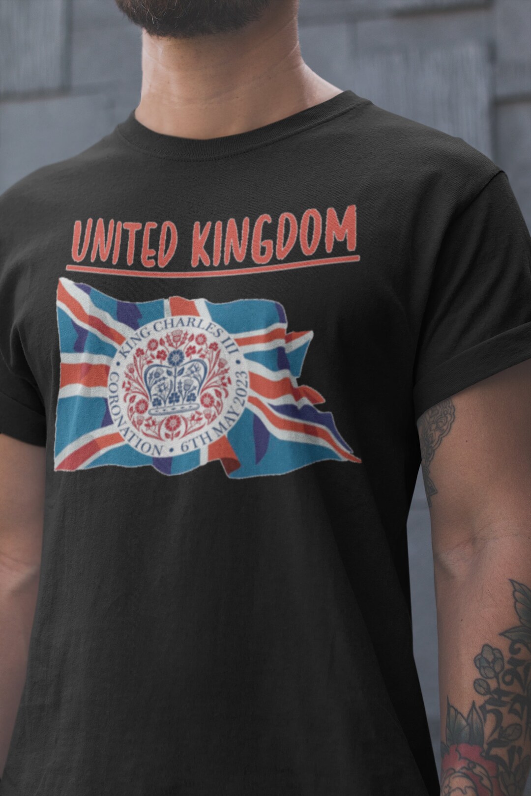 Maglietta Da Donna Con Bandiera Del Regno Unito King Charles III - Foto 10