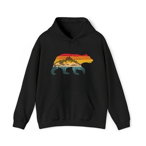 Road Trip Sweatshirt Men Van Life Hoodie Outdoor Adventure Mens Camper Casual Cotton Sweater Black Hiking Hoodie Cozy Pullover Camping Mens
