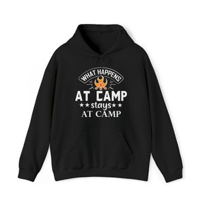 Camping Sweatshirt Mens Mountain Hoodie Black Casual Roadtrip Sweater Hiking Cozy Dad Sweater Outdoor Adventures Pullover Camping Life