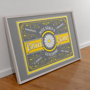 Personalized Bathroom Decor | Bathroom Sign | Wedding Gift | Bath Room Decor | Bathroom Wall Art | Farmhouse Bathroom | Framed Poster