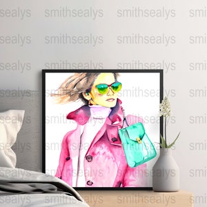 Teen Girl Room Decor | Large Size | College Dorm Decor | Eclectic Dorm Room Art | Kids Gift Girl | Preppy Room Decor | Wall Art Posters