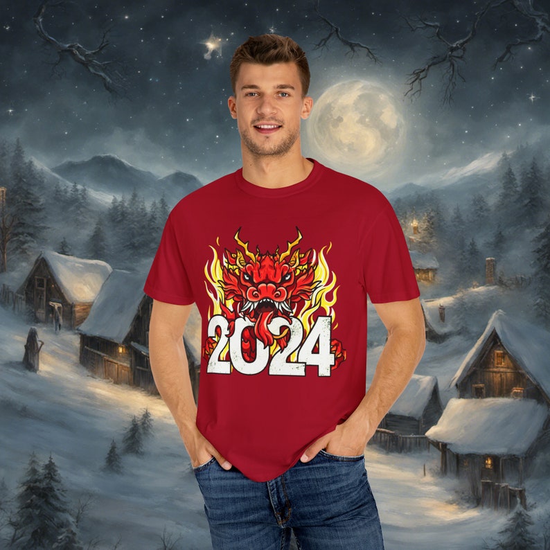 2024 Year of the Dragon Chinese New Year Gift Idea Happy Etsy