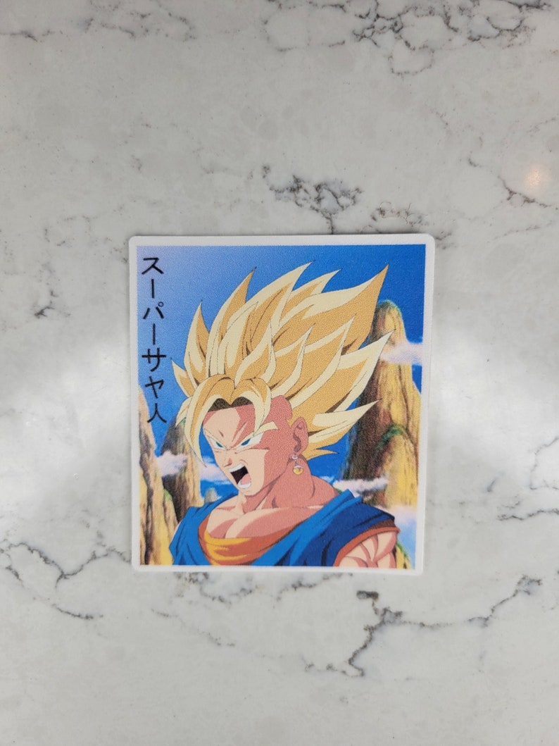 Vegito Sticker Dragon Ball Z Vegito Sticker - Etsy