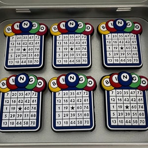 Magnesy Bingo | Zestaw magnesów o tematyce Bingo | Magnesy na lodówkę | Prezenty Bingo | Nagroda dla zwycięzcy Bingo | Nagrody Bingo | Prezenty Bingo dla kobiet