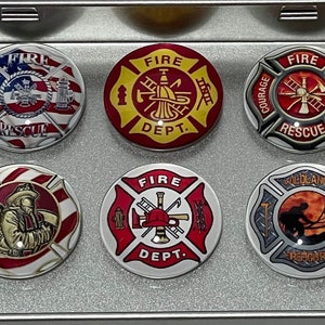 Firefighter Gift | Firefighter Magnets | Fire Rescue Gift | New Firefighter Gift | Firefighter EMT Gift | Fire Rescue Magnets