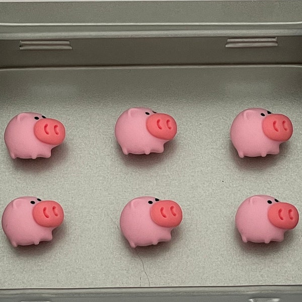 Pig Magnets | Farm Animal Decor | Tiny Animal Magnets | Cute Farm Animals Magnets | Mini Farm Animal Magnets | Farm Animal Art
