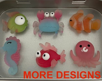 Cute Fish Magnets | Fish Magnets | Kitchen Decor | Dorm Room Decor | Fridge Magnets | Magnet Set | Ocean Theme Magnets | Under the Sea