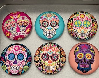 Skull Magnets | Skulls Magnet Set | Skull Magnets Gift Set