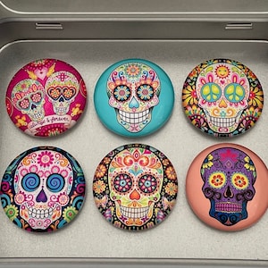 Skull Magnets | Skulls Magnet Set | Skull Magnets Gift Set