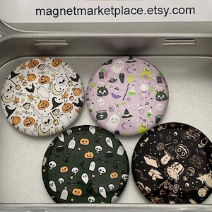 Halloween Magnets | Halloween Gift | Halloween Magnet Set | Halloween Kitchen Magnets | Spooky Magnets | Halloween Refrigerator Magnets