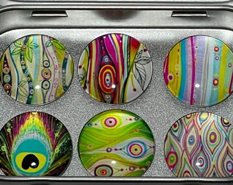 Niedliche Magnete | Abstrakte Magnete | Kühlschrankmagnet Set | Geburtstagsgeschenk | Einweihungsparty Geschenk | Geschenk für Freund | Danke Magnete | Lustige Magnete