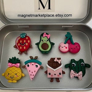 Fruit Magnets | Cute Magnets | Fruit Decor for Kitchen | Magnets Fruit | Fridge Magnet Set | Fruit Kitchen Decor | Cute Magnets